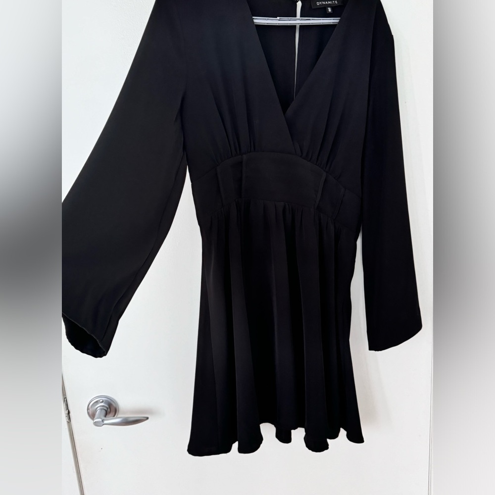 Dynamite, A-line, bell sleeve, short dress, size large